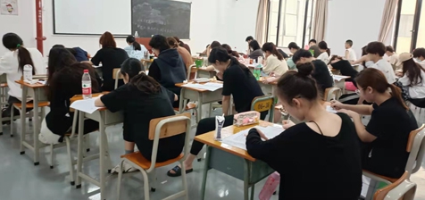华青学校高复班与艺考班三月测试进行中